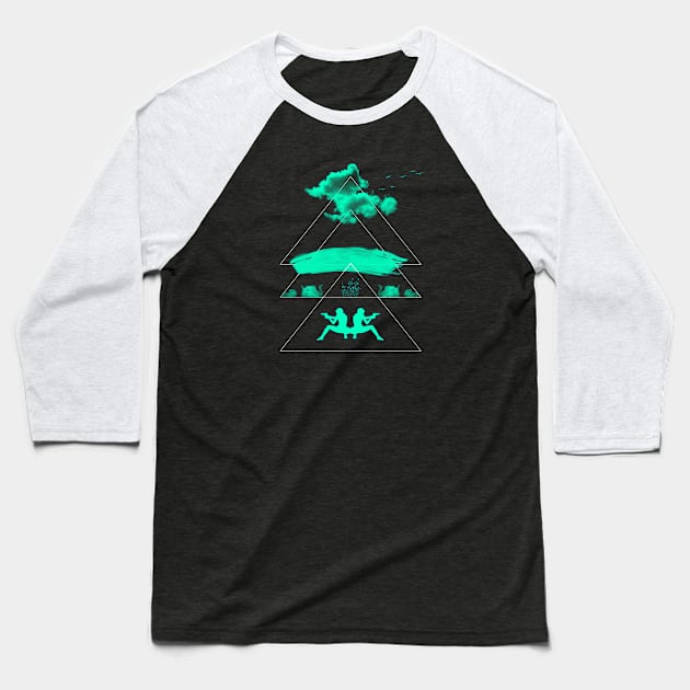 AssassinTriangles Baseball T-Shirt by Beardedguy